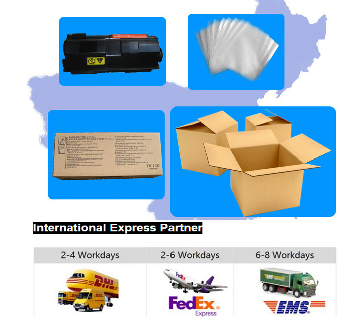 Genuine Kyocera FS - 1100 Toner Cartridges TK140 , Japan Toner Powder