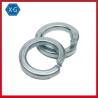 Buy cheap DIN 127B Blue White Zinc Plated Steel Washers Metric Split Lock Washers from wholesalers