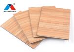 Wood Look PE Aluminum Composite Panel For Bathroom / Kitchen / Balcony