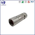 623 M23 IP67 8Pin Screw Type Wire Cable Connectors For Industrial Wire Harness
