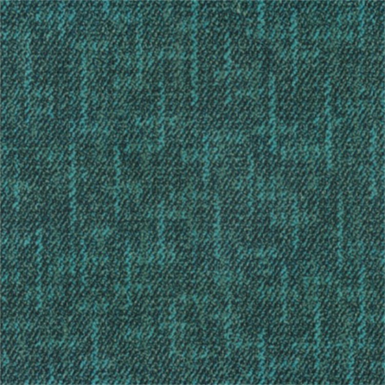 Green rib pattern polypropylene carpet tile with free sample