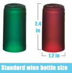 Non Spill Wine Bottle Heat Shrink Capsules with Transparent Customization