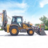 Buy cheap CE Certified 85kw Backhoe Loader Machine Heavy Duty Construction Equipment product