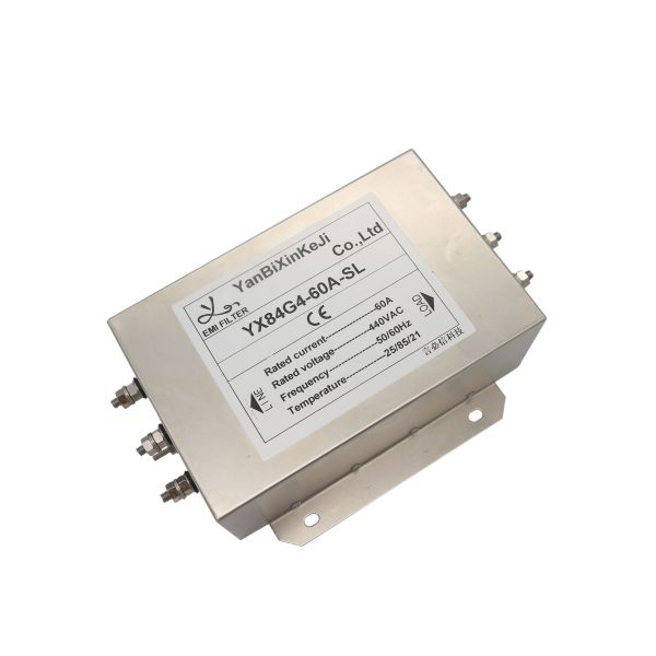 YX84G2-10A-S Three Phase EMI Filter Three Wire For Frequency Converters