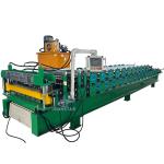IBR roof sheet and 762 corrugated double layer roll forming machine for South