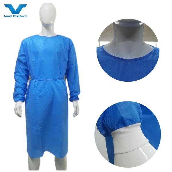 VASTPROTECT-501 Disposable Surgical Gown Anti Static Breathable SMS Non Woven
