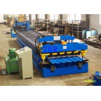 Buy cheap Galvanized Step Glazed Tile Roll Forming Machine Electric Motor 0.40-0.70 mm product