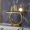 Buy cheap Customized Rectangular Long Marble Top Entryway Table High 78cm from wholesalers