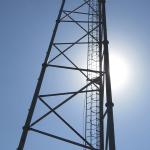 Galvanized 40m Self Supporting Mast For Broadcast
