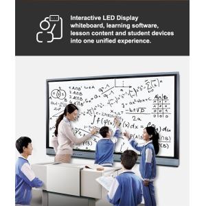86 Inch Capacitive Infrared Technology IPS Interactive Touch Screen Monitor DLED