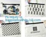 slider zipper pvc pouch clear vinyl pvc k bags, Custom Logo PVC Transparent