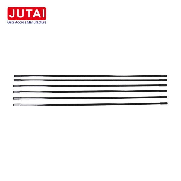 Black Aluminum Alloy Shell Anti Pinch 2m 8 Groups Safety Light Beams Curtain