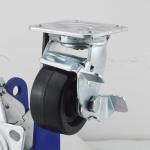 4" Solid Phenolic Wheel 300kg Loaded Capacity High Temperature Swivel Castor