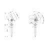 Buy cheap 24VDC 12x3W CREE IP65 LED Landscape Spot Lights With Spike from wholesalers