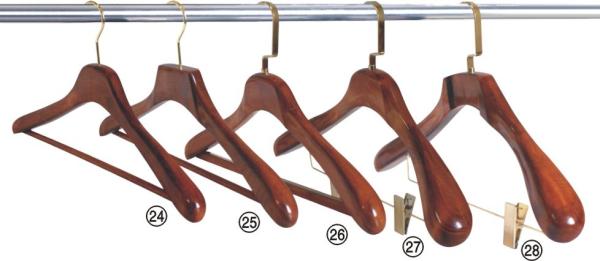 Buy cheap Luxury Beech Wood Hotel Amenity Supplies Living Room Hotel Coat Hanger from wholesalers