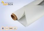 White Light Duty Fiberglass Fire Blanket Or Welding Blanket Roll Coated With