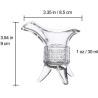 Buy cheap Base Material Glass Wine Vodka and Whisky Glass Wine Glasses with Unique Shapes from wholesalers