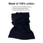 100% Cotton Black White 180*110cm Soft Insert Towel for Sauna Blanket Sweat