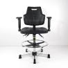 Buy cheap 360 Degree Swivel / Rotating Ergonomic ESD Chairs 350lb For High Lab Workbench from wholesalers