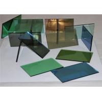 Buy cheap F Green / Light Green Reflective Float Glass Saving Energy For Curtain Walls product