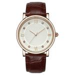 Fashion Diamond Dial Couple Watch Genuine Business Quartz Analog Watch