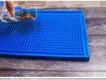 BM-006 Disposable Bar Mats Blue Rubber Counter Top Serving Mat