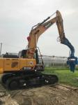 Accurate Pile Driver , Photovoltaic Series Vibro Machine For Sheet Pile
