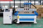 1325 Three Processes Multi Head CNC Router Machinery with HQD Air Cooling