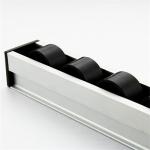 4M JY-2045 Aluminum Roller Track With 34mm Dia PP Wheel