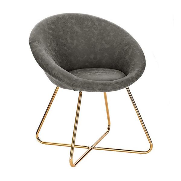 Buy cheap Retro Coffee Hotel PU Leather Dining Room Chairs 76cm high Home furnishings from wholesalers