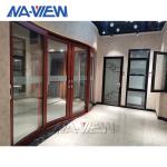 Coating Anodized Aluminium Sliding Doors With Windows