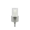 Buy cheap 18/410 Fine Mist Sprayer Pump Silver Aluminum Closure 0.12ML SS316 Ribbed Skirt from wholesalers
