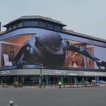 Outdoor Indoor Glass Transparent LED Display Panels Screen LED Photoelectric