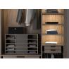 Buy cheap 500mm Walnut Wood Bedroom Wardrobe Closets from wholesalers