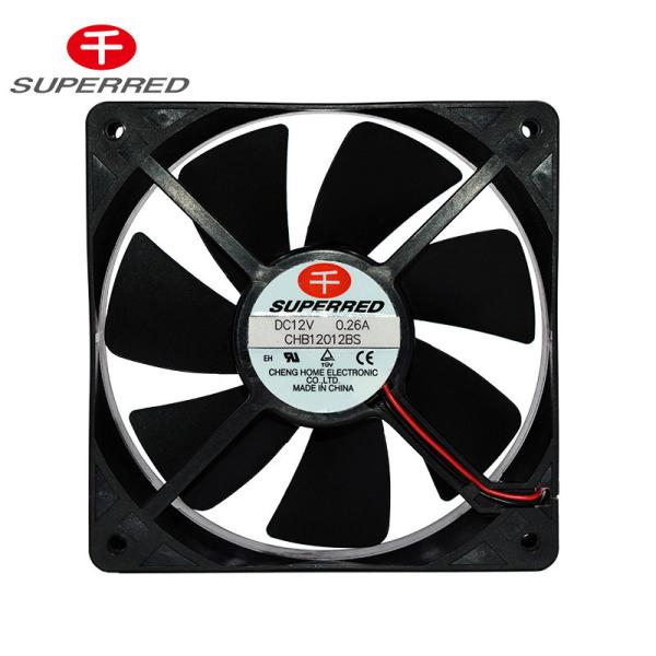 Buy cheap Plastic PBT Impeller DC Cooling Fan 80x80x20mm Black With Lead Wire AWG26 from wholesalers
