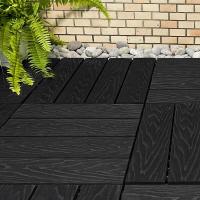 Buy cheap Outdoor Square Wood Deck Tiles Weather Resistant Interlocking Design product