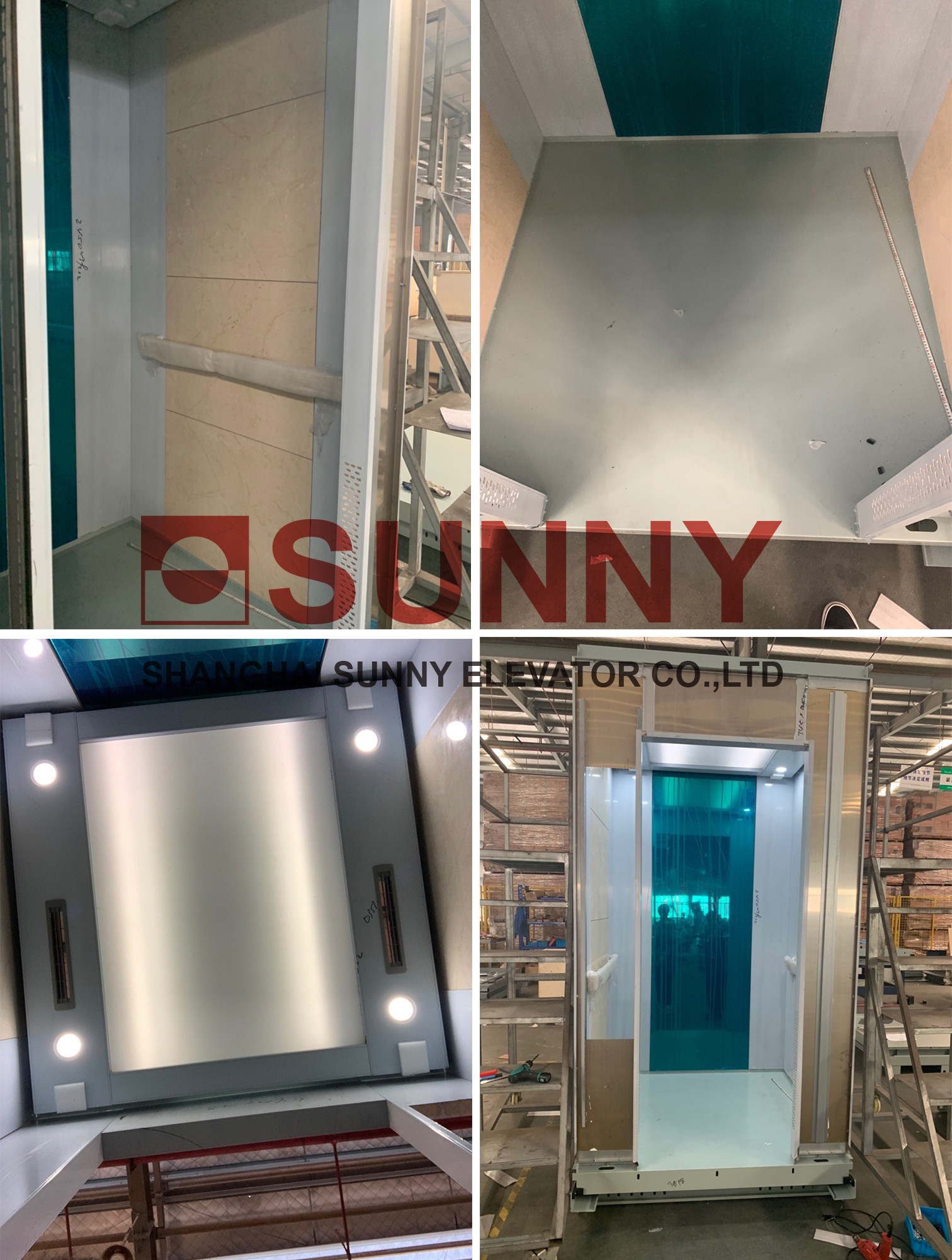 Modern Style Elevator Cabin Decoration Elevator Parts Stainless Steel Handrail