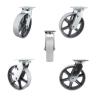 Buy cheap 8 Inch Big Diameter 660LBS Load Capacity Cast Iron Hollow Swivel Plate Caster from wholesalers