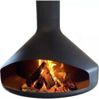 Buy cheap Modern Design Villa Hotel Suspended Wood Burning Fireplace Ceiling Mounted product