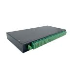 1U 19 Inch Rack Mount Fiber Optic PLC Splitter 1x64 SC APC Connector