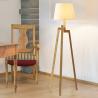 Buy cheap Nordic Tripod Solid Wood Creative Sofa and Bedside Wood tripod lamp(WH-WFL-06) from wholesalers
