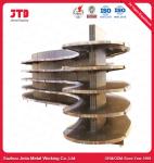 OEM Gray L Shaped Corner Shelf 82in 6 Tier Corner Shelf