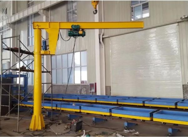 Buy cheap 3tons Column Boom Jib Crane 7m With Remote Control 360 Degree Rotating from wholesalers
