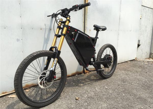Buy cheap High Speed Full Suspension Adult Electric Bike , Stealth Bomber Ebike For All Terrain from wholesalers