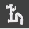 Buy cheap 290mm Plastic Wash Basin Drainer Handle Style Toilet Rubber Flapper 50mm from wholesalers