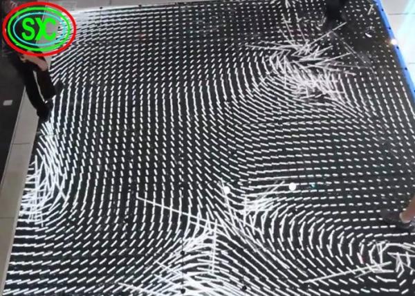 Quality Portable Interactive 3D Video LED dance floor rental display for wedding party for sale