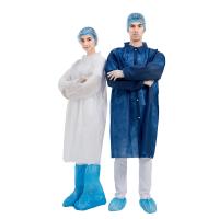 Buy cheap 80gsm Doctor Lab Coats , Disposable Polypropylene Lab Coat With Buttons product