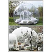 Buy cheap nflatable Clear Dome Tent, Inflatable Transparent Tent, Inflatable Lawn Tent product