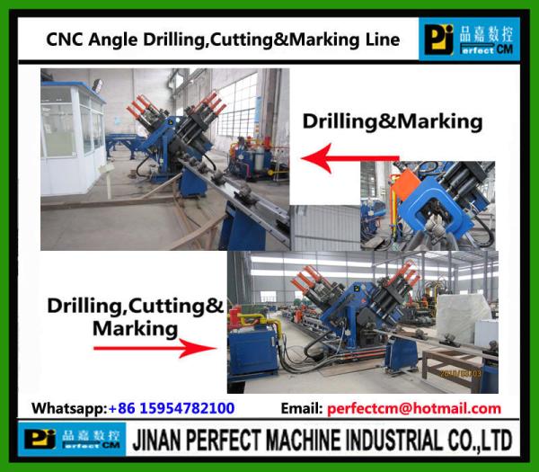 Buy cheap High Speed CNC Angle Drilling and Marking Line from wholesalers