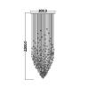 Buy cheap Luxury Stone Crystal Chandelier Large Modern Staircase Led Lighting(WH-NC-92) from wholesalers